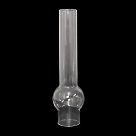 Verre transparent de remplacement pour lampe à huile (mod. MATADOR) - socle Ø 5,3 / 6,4 cm