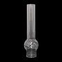 Vetro trasparente ricambio per lampada a petrolio (mod. MATADOR) - Ø base 5,3 / 6,4 cm