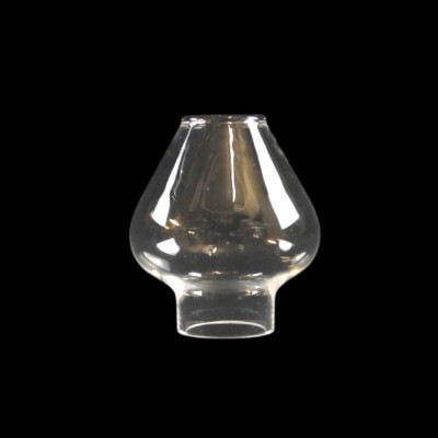 Vetro tubo ricambio canfino lampada a petrolio (mod. MARINE) - Ø base 3 / 3,4 cm