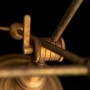 MICHELANGELO Luxury Banker's Lamp - Solid Brass Desk Lamp - Made in Italy