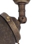 Applique spotlight in antique burnished brass