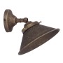 Applique spotlight in antique burnished brass