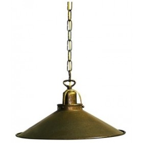 Lustre de plafond en laiton bruni antique 1 lumière - DIVERSES DIMENSIONS