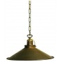 Lampadario da soffitto in ottone brunito anticato 1 luce - VARIE DIMENSIONI