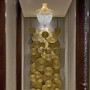 Lampadario in bronzo e cristallo a 3 luci stile Barocco