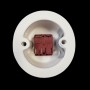 Interruttore in ceramica a farfalla dipinto a mano