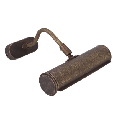 Applique illumine une image ou un miroir en laiton antique