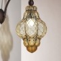 Applique with a classic design in Venetian blown glass