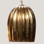 Suspension lamp in gold leaf crystal in blown glass from Venice