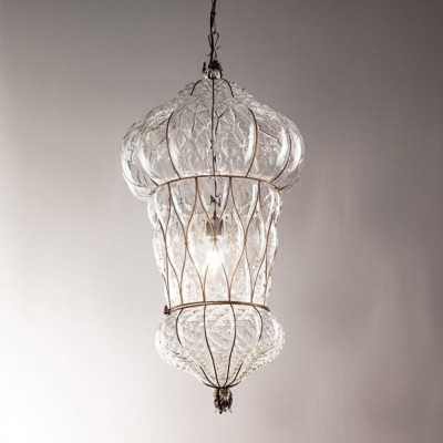 Lampadario Veneziano in vetro soffiato