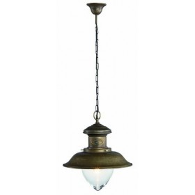 Lampadario ottone anticato stile vintage rustico retrò - VARIE MISURE