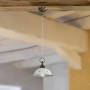 Hängeleuchter aus glasierter Keramik im rustikalen Stil Ø 20