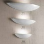 Applique bisnca en céramique émaillée de style classique et simple Ø 77 cm