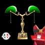 BRUNELLESCHI Luxuriöse Ministerlampe aus massivem Messing – hergestellt in Italien