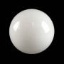 Boccia sfera di ricambio bianca in vetro opalino