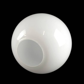 Bol boule de remplacement en verre blanc - DIVERSES DIMENSIONS