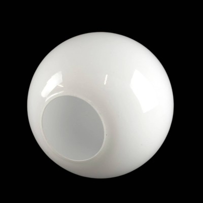 Boccia sfera di ricambio bianca in vetro opalino (unico foro)