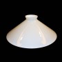 Replacement green, white, amber, blue glass cone lampshade - Ø 22 / 25 cm