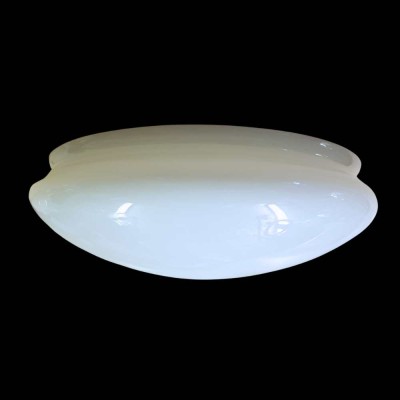 Plafonnier en verre opalin blanc (différentes tailles ⌀ 20, 25, 30 cm)