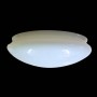 Plafonnier en verre opalin blanc (différentes tailles ⌀ 20, 25, 30 cm)