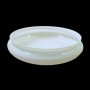 Plafoniera in vetro opalino bianco (varie misure ⌀ 20 25 30 cm)