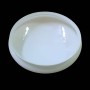Plafonnier en verre opalin blanc (h 15 cm ⌀ 20 / 25 cm)