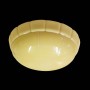 Plafoniera in vetro opalino ambra stile vintage (⌀ 15 cm)