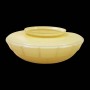 Plafonnier en Verre Opalin Ambre Style Vintage (⌀ 15 cm)